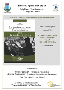 la partecipazione fosciandorina alla grande guerra